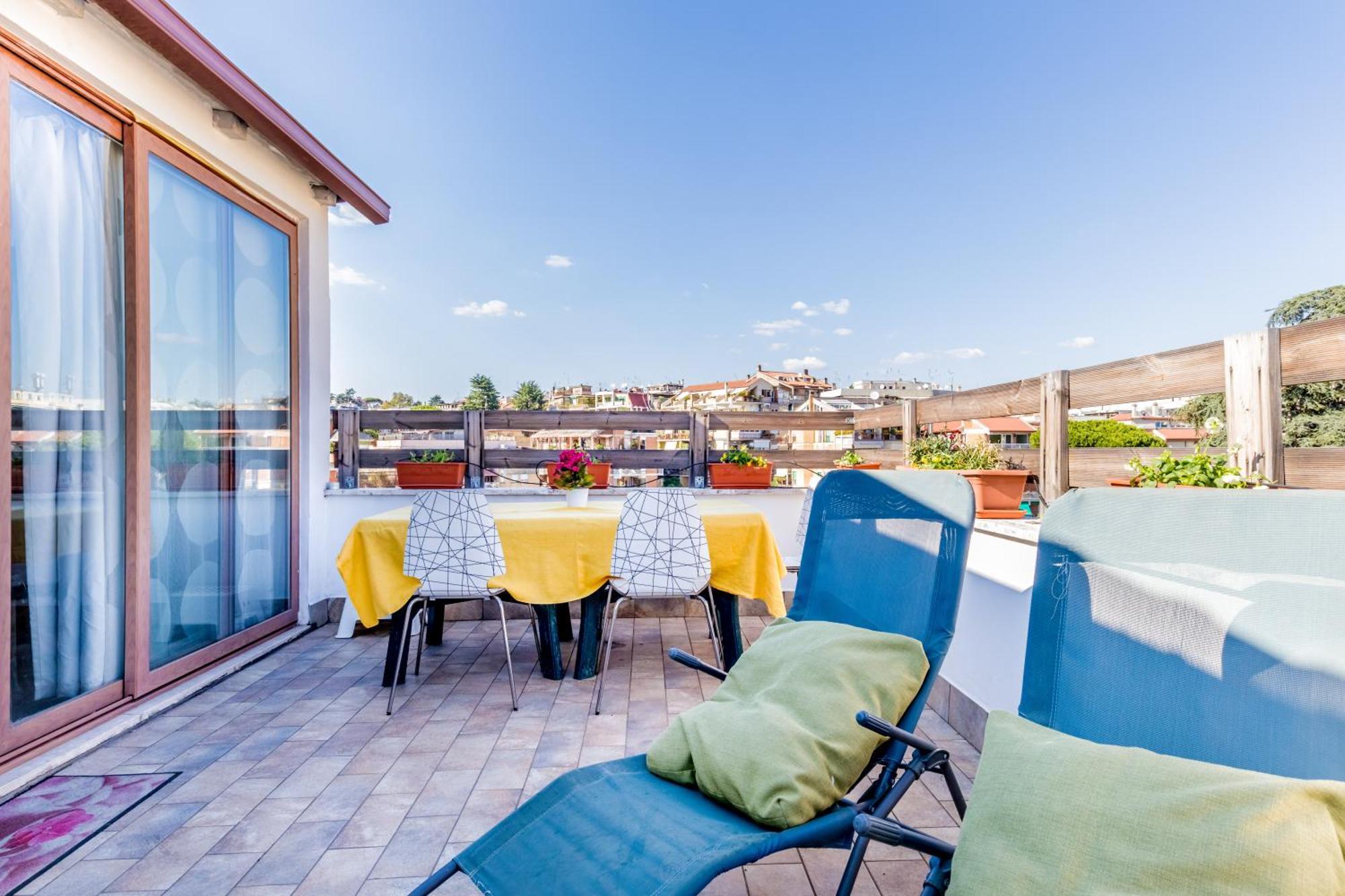 Attico Trilocale In Zona Farnesina Apartment Roma Exterior foto